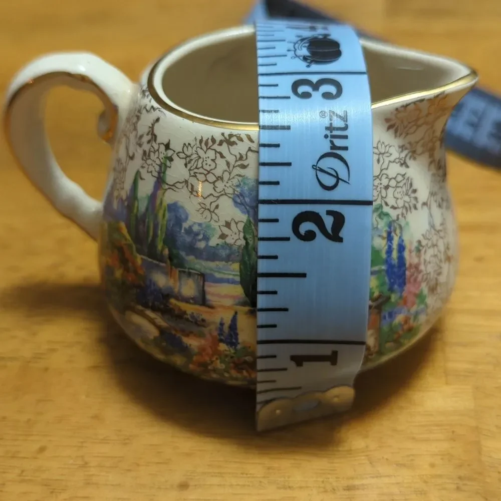 Lancaster & Sandland Vintage Multicolor English Ware England Creamer Pitcher